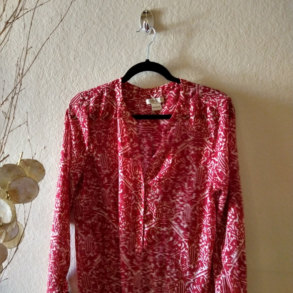Lucky Brand Long Sleeve Blouse